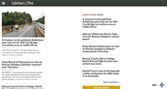 Desktop Screenshot of m.salisburypost.com